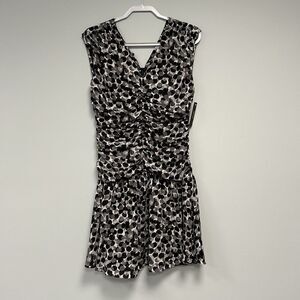 NWT Isaac‎ Mizrahi V-Neck Ruched Form Fitted Dress High Tea Women Size 10 $139